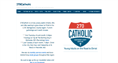 Desktop Screenshot of 270catholic.org